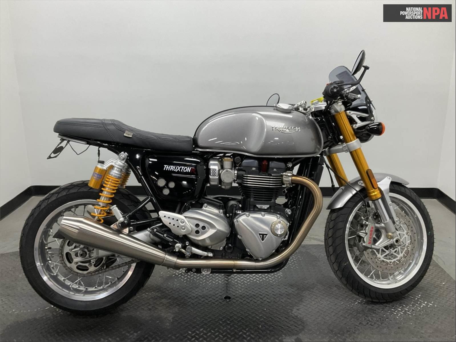 Triumph Thruxton 1200 R, 61016206, Copart, VIN SMTD21HF3HT817436