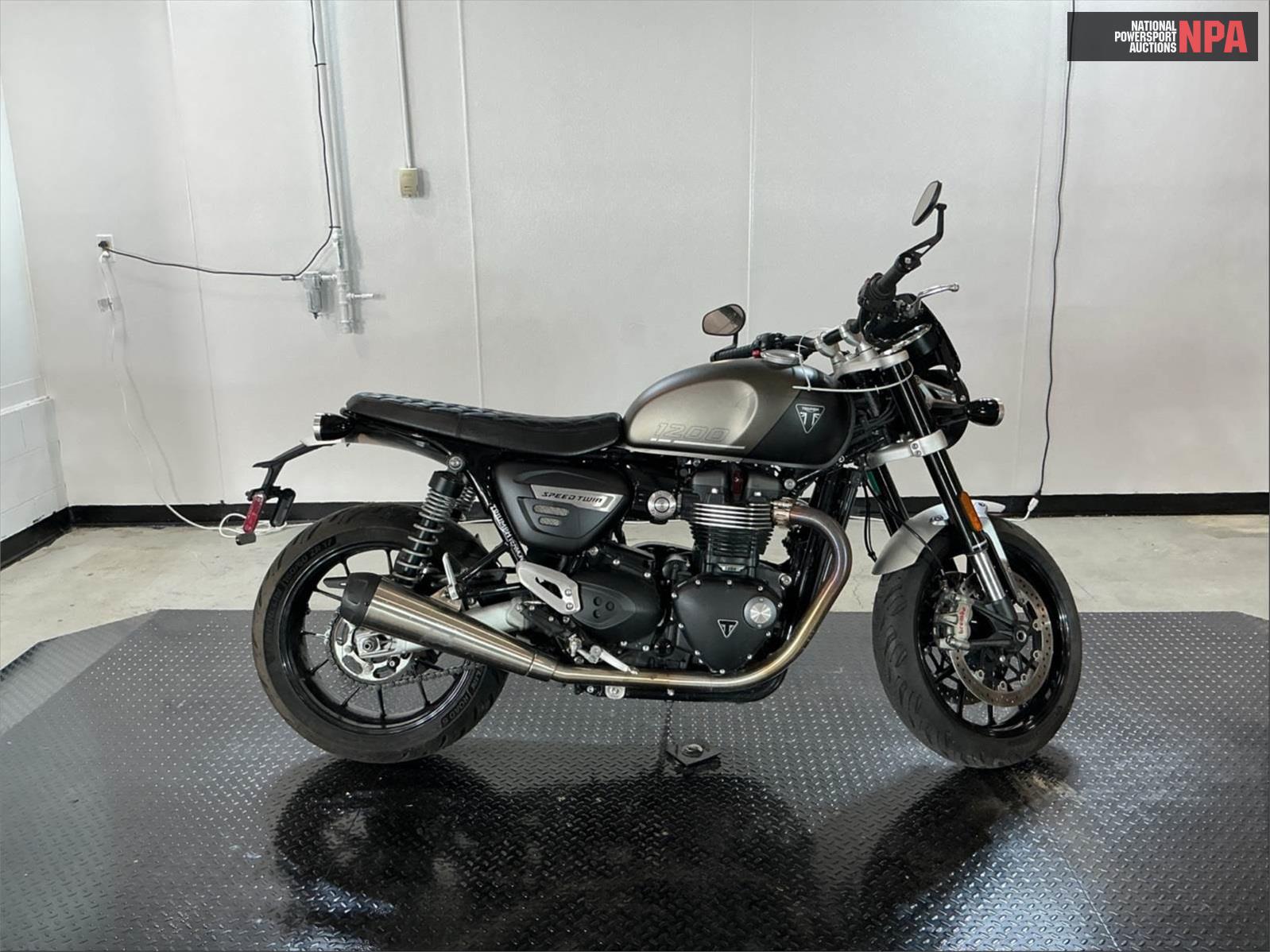 Triumph Speed Twin 1200, 69000100, Copart, VIN SMTD54HFXRTBN8087