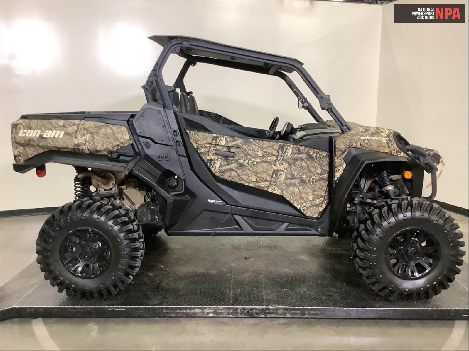 Can-Am Commander X Mr 1000R (Camouflage), Copart, VIN 3JBAWAX48PK000688