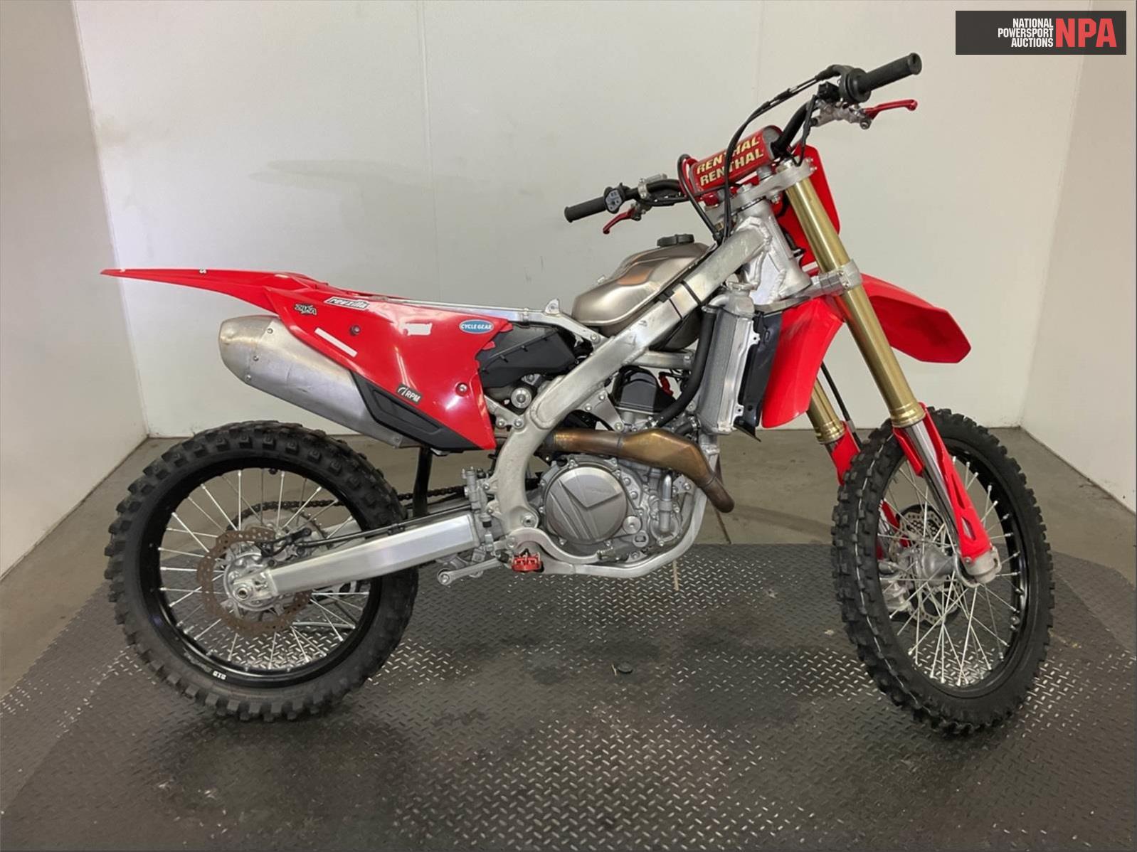 Honda Crf450R-S, 12217808, Copart, VIN JH2PE07C4RK400684
