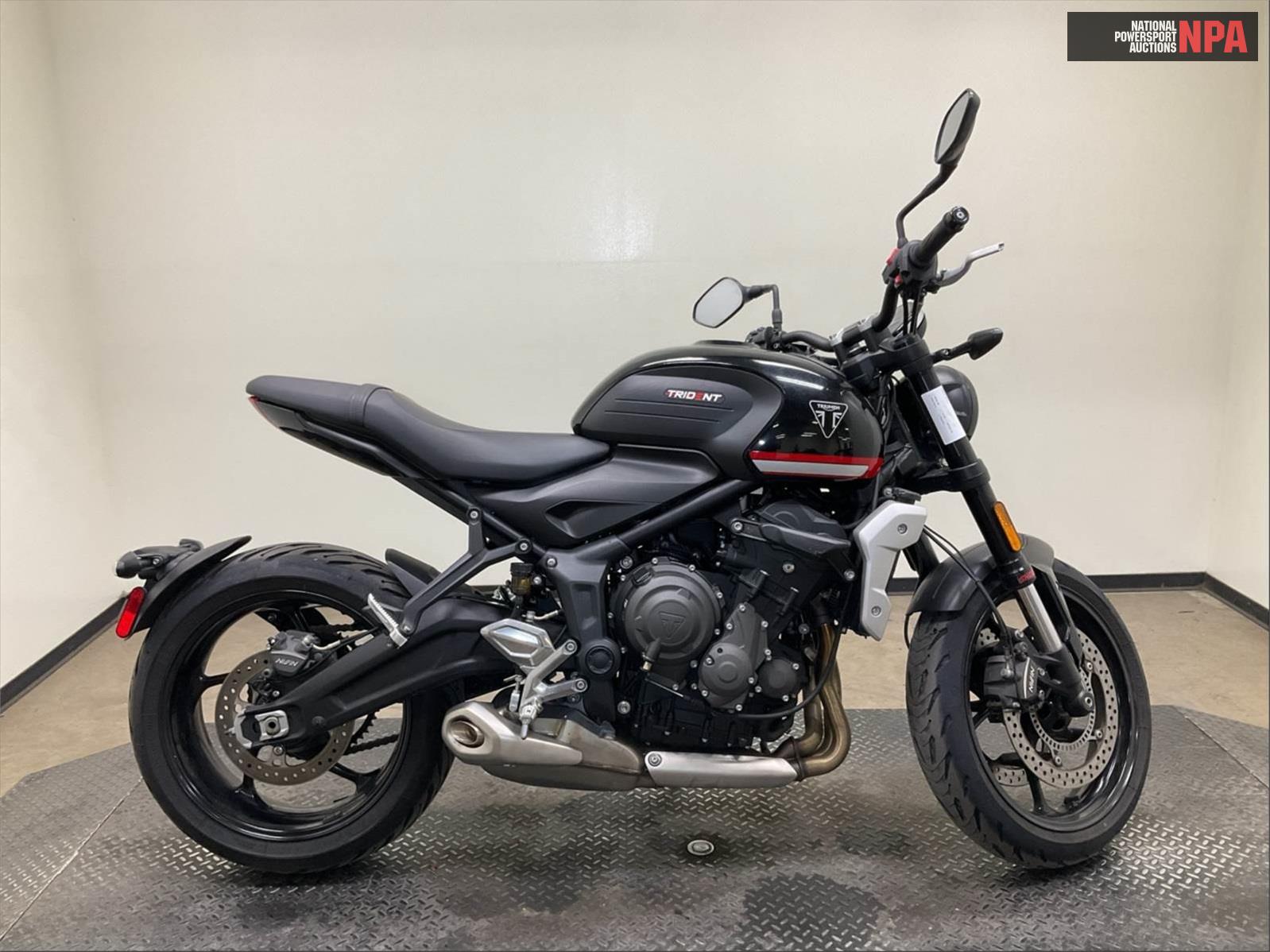 2022 Triumph Trident (Black), 14069504, Copart, VIN SMTL10UL4NTAW5135