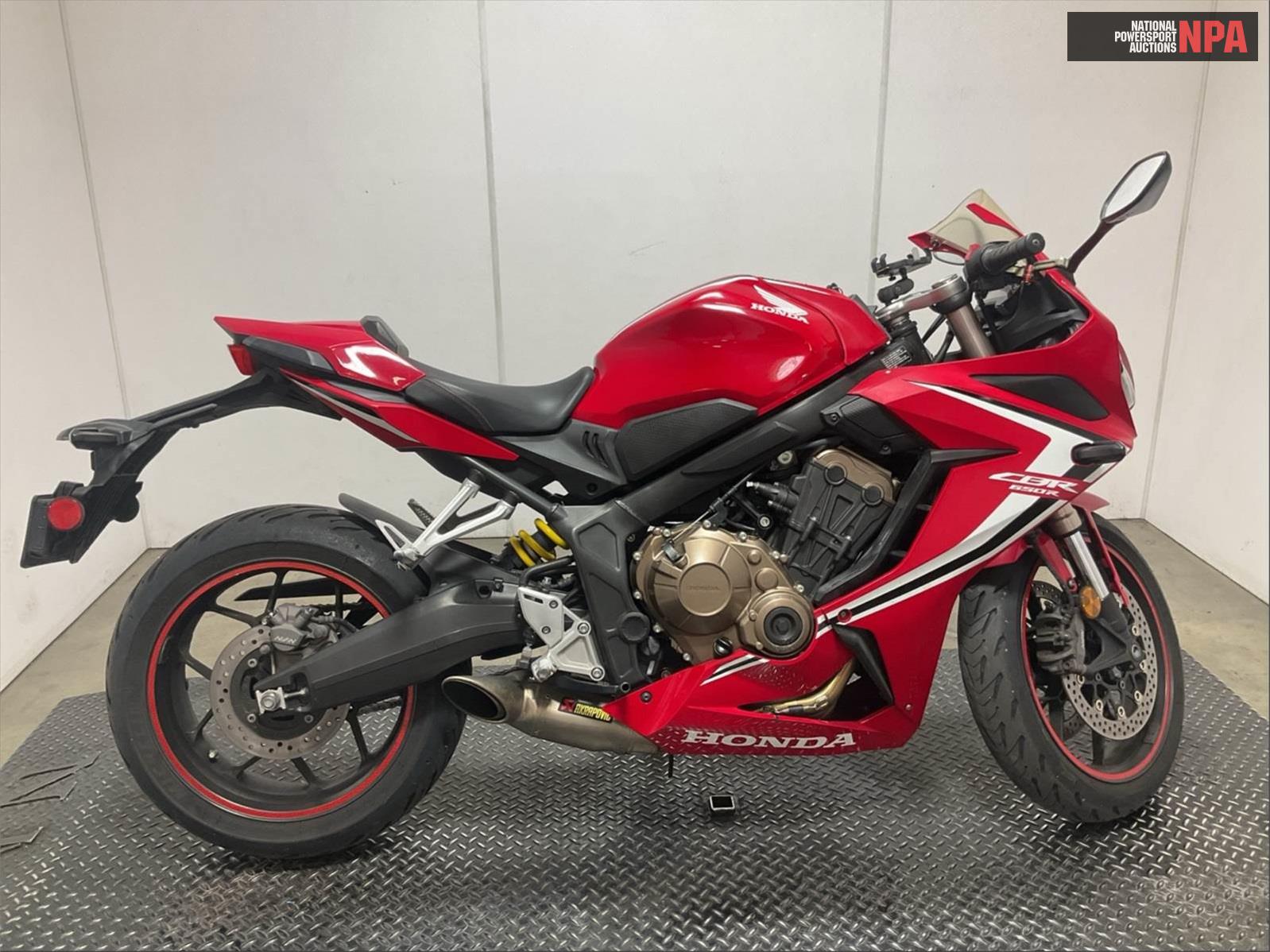 Honda Cbr650R, Copart, VIN MLHRH0114K5000268