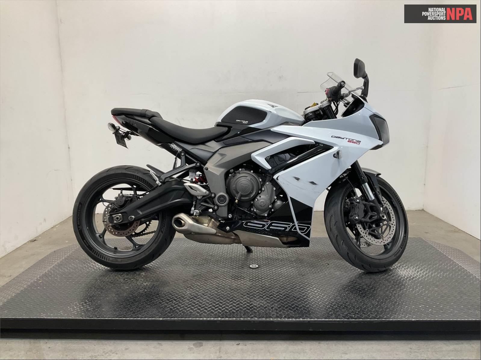 2025 Triumph Daytona 660, 63022536, Copart, VIN SMTL23UF6STBU9333