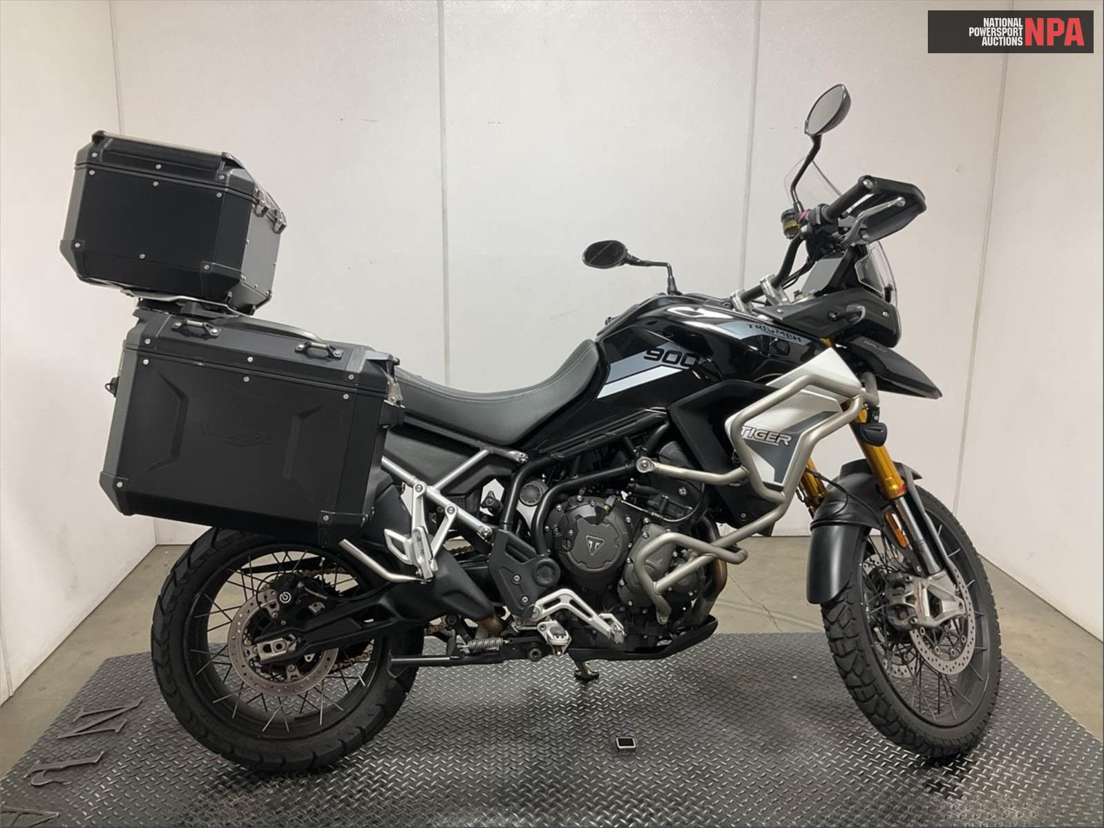 Triumph Tiger 900 Rally (Black), 10186240, Copart, VIN SMTE63DF0NTAZ6890