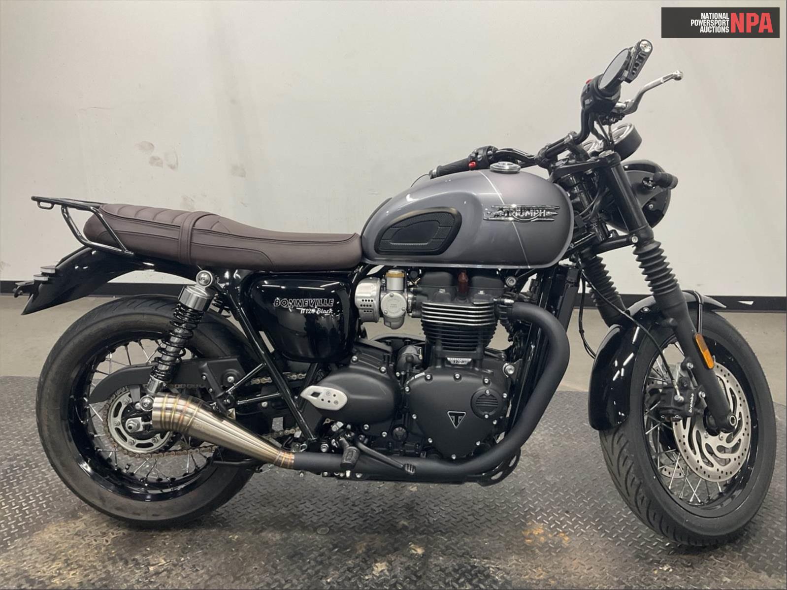 Triumph Bonneville T120 Black (Two Tone), 13182763, Copart, VIN SMTD40HL5STCH6180