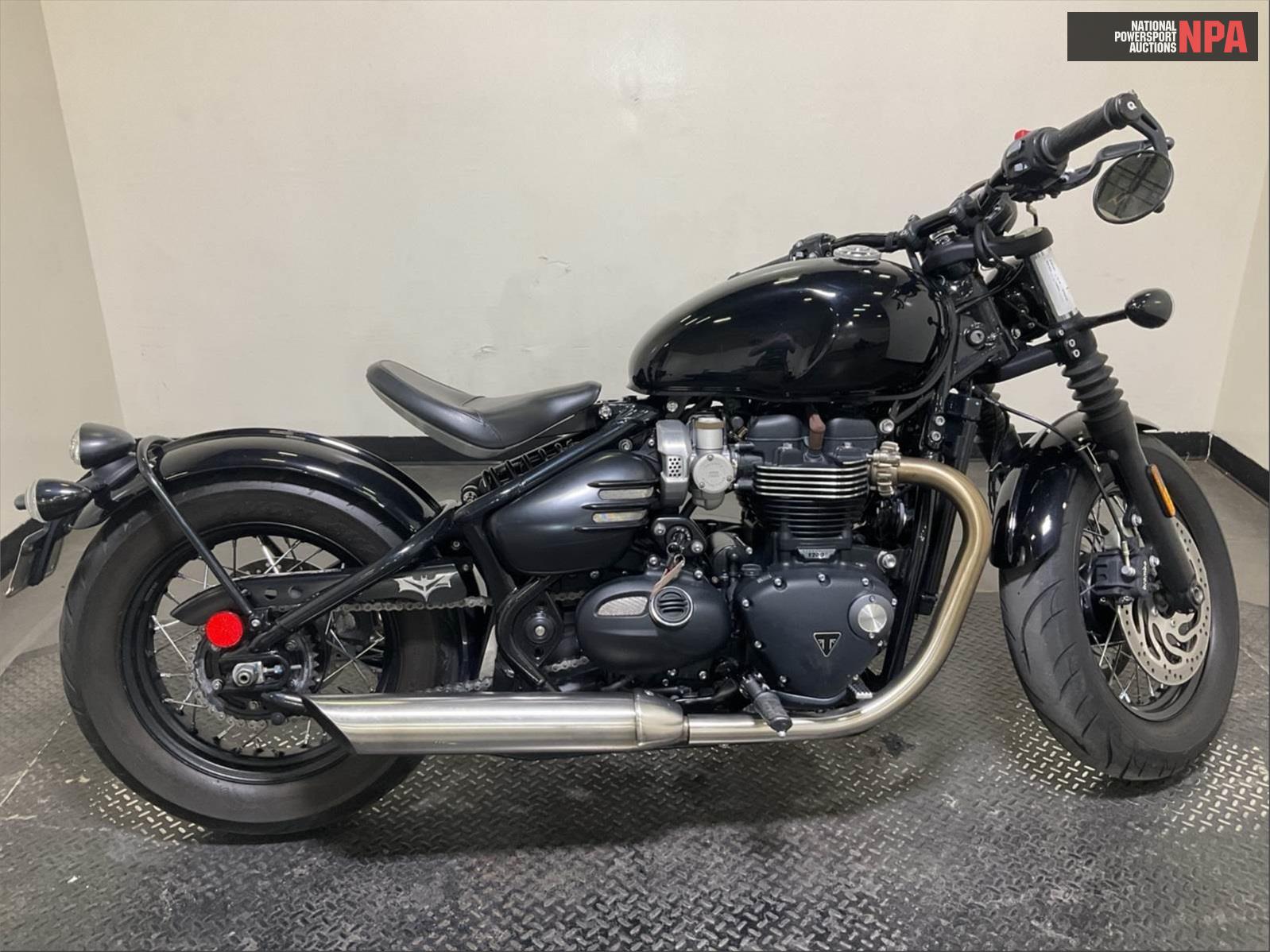 Triumph Bonneville Bobber, 11221693, Copart, VIN SMTD53HL2PTBM2298