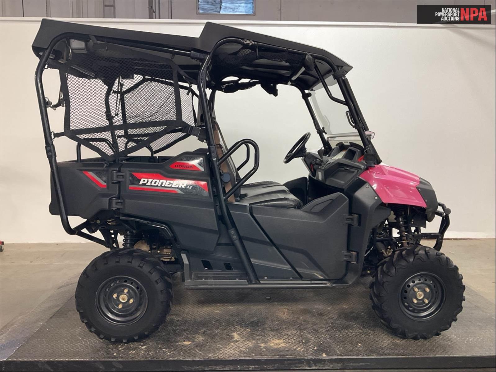 Honda Sxs700M4H Pioneer 4, 12218734, Copart, VIN 1HFVE0200H4300166