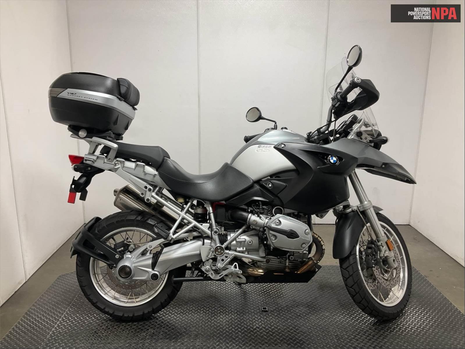 BMW R1200Gs, 10186078, Copart, VIN WB10317A87ZR41842