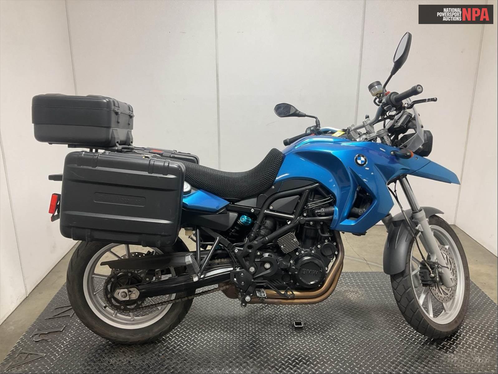 BMW F650Gs, Copart, VIN WB10228039ZT94027