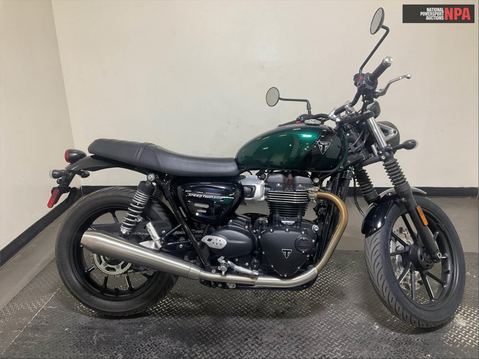 Triumph Speed Twin 900 (Phantom), 11221869, Copart, VIN SMTD31G74RTBN7340