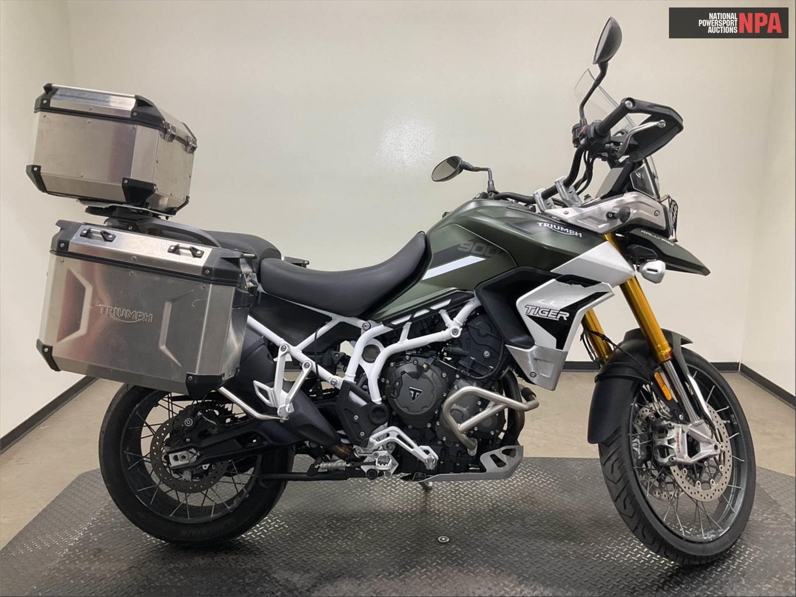 Triumph Tiger 900 Rally Pro (Green), 14069487, Copart, VIN SMTE67DFXPTBB2647