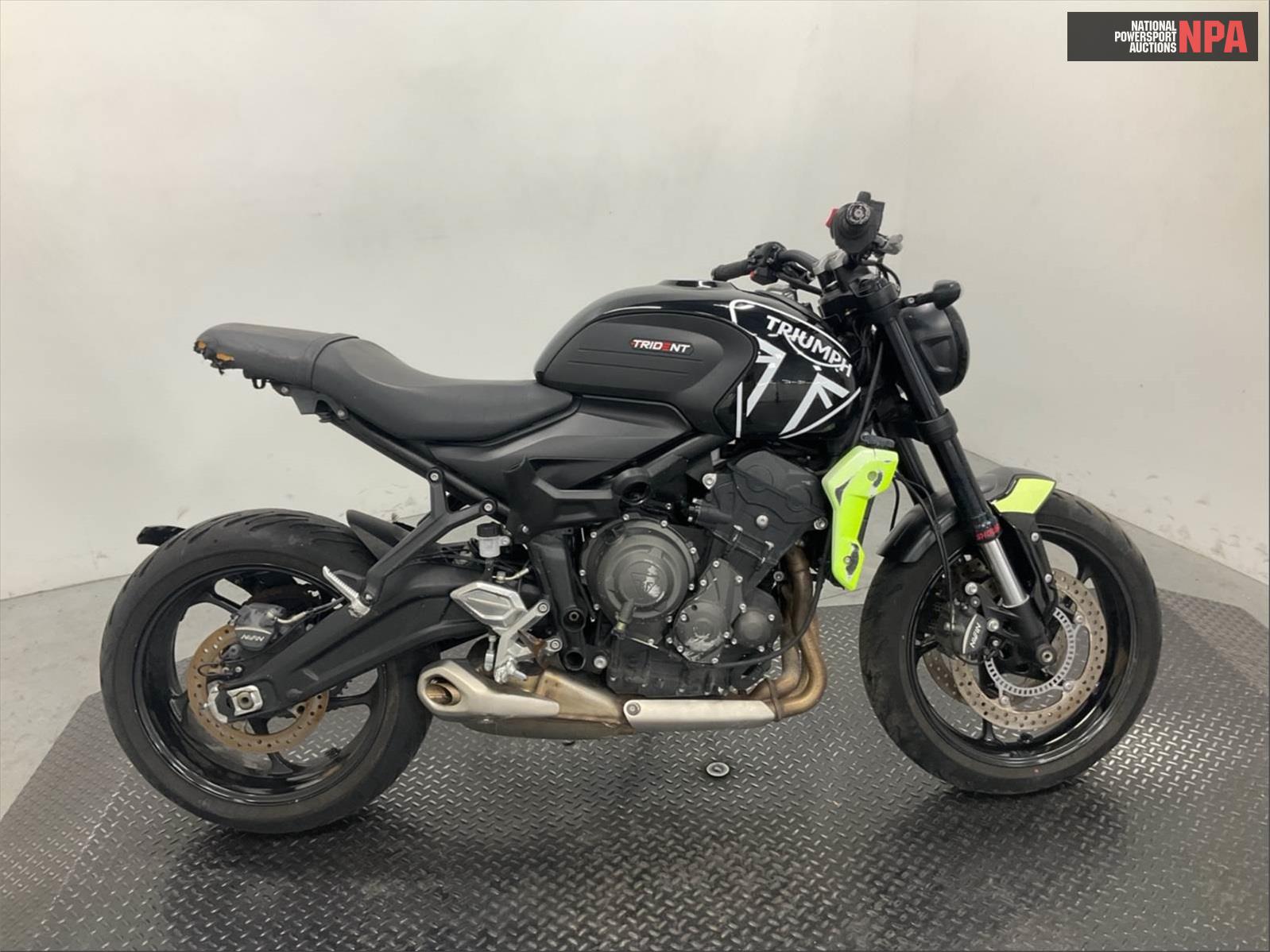 2024 Triumph Trident 660, 65054417, Copart, VIN SMTL10ULXRTBM9840